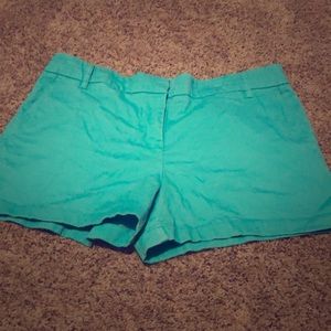Teal shorts